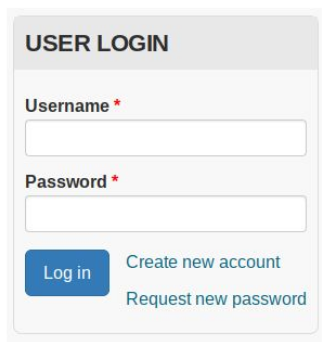 image of login window